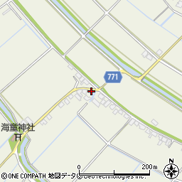 福岡県柳川市大和町皿垣開1998周辺の地図