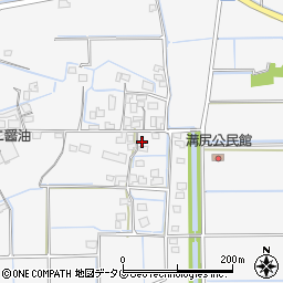 福岡県みやま市高田町江浦454周辺の地図