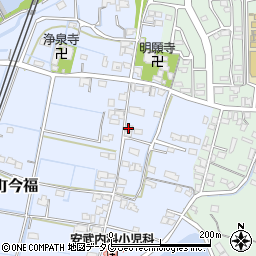 福岡県みやま市高田町今福134周辺の地図