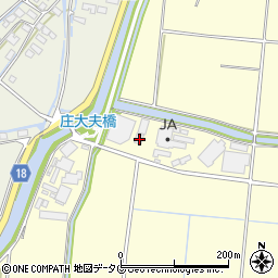 福岡県柳川市大和町中島2455周辺の地図