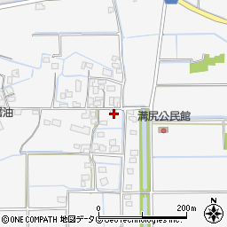 福岡県みやま市高田町江浦452周辺の地図