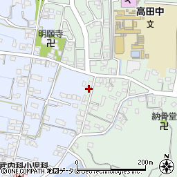 福岡県みやま市高田町岩津240周辺の地図