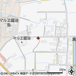 福岡県みやま市高田町江浦477周辺の地図