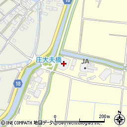 福岡県柳川市大和町中島2452周辺の地図