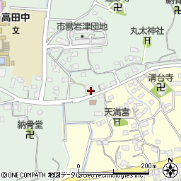 福岡県みやま市高田町岩津879周辺の地図