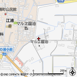 福岡県みやま市高田町江浦189周辺の地図