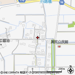福岡県みやま市高田町江浦534周辺の地図