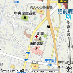 佐賀銀行鹿島支店周辺の地図