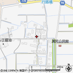 福岡県みやま市高田町江浦518周辺の地図