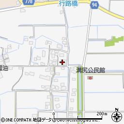 福岡県みやま市高田町江浦536周辺の地図