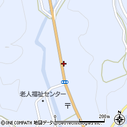 熊本県山鹿市鹿北町岩野135-4周辺の地図
