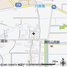 福岡県みやま市高田町江浦533周辺の地図