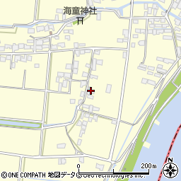 福岡県柳川市大和町中島2313周辺の地図