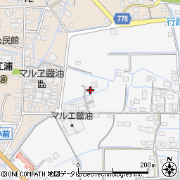 福岡県みやま市高田町江浦494周辺の地図