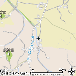 福岡県みやま市高田町田浦929周辺の地図