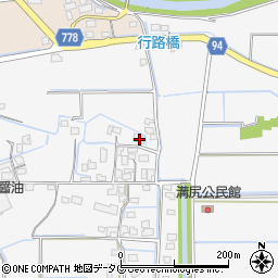 福岡県みやま市高田町江浦528周辺の地図
