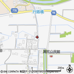 福岡県みやま市高田町江浦541周辺の地図