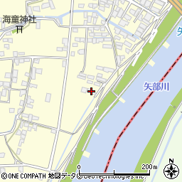 福岡県柳川市大和町中島2259-1周辺の地図