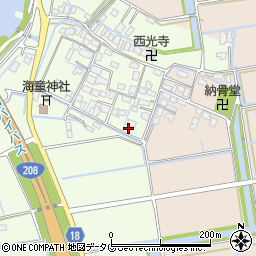 福岡県みやま市高田町徳島561周辺の地図