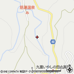 大分県玖珠郡九重町湯坪569周辺の地図
