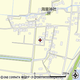 福岡県柳川市大和町中島2502周辺の地図