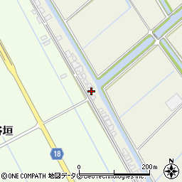 福岡県柳川市大和町皿垣開2510周辺の地図