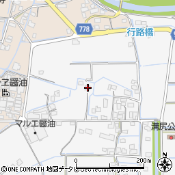 福岡県みやま市高田町江浦504周辺の地図