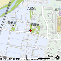福岡県みやま市高田町今福49周辺の地図