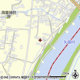 福岡県柳川市大和町中島2256周辺の地図