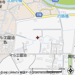 福岡県みやま市高田町江浦503周辺の地図