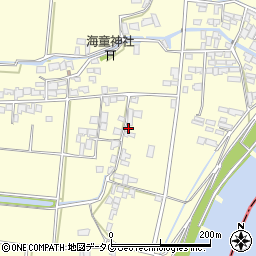 福岡県柳川市大和町中島2324周辺の地図