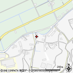 福岡県みやま市高田町田尻127周辺の地図