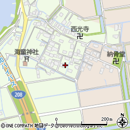 福岡県みやま市高田町徳島563周辺の地図