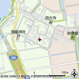 福岡県みやま市高田町徳島565周辺の地図