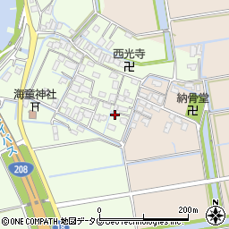 福岡県みやま市高田町徳島557周辺の地図