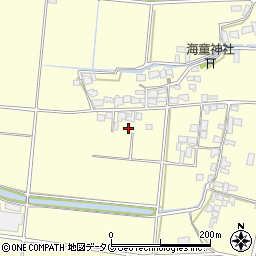 福岡県柳川市大和町中島2490周辺の地図