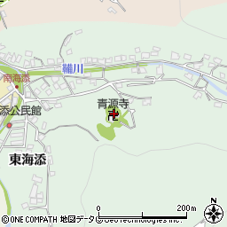 青源寺周辺の地図