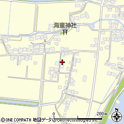 福岡県柳川市大和町中島2509周辺の地図