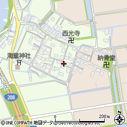 福岡県みやま市高田町徳島556周辺の地図