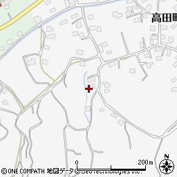 福岡県みやま市高田町田尻431周辺の地図