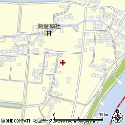 福岡県柳川市大和町中島2326周辺の地図