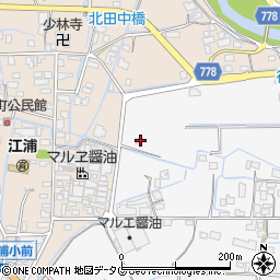 福岡県みやま市高田町江浦574周辺の地図
