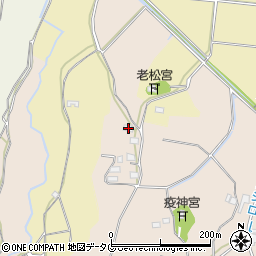 福岡県みやま市高田町田浦886周辺の地図