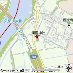 福岡県みやま市高田町徳島638周辺の地図