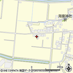 福岡県柳川市大和町中島2481周辺の地図