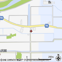 福岡県みやま市高田町江浦100周辺の地図