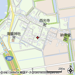 福岡県みやま市高田町徳島569周辺の地図