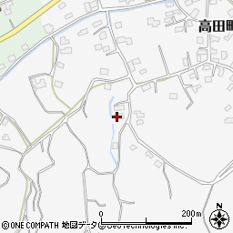 福岡県みやま市高田町田尻430周辺の地図