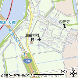 福岡県みやま市高田町徳島644周辺の地図