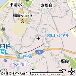 大分県臼杵市平清水282周辺の地図